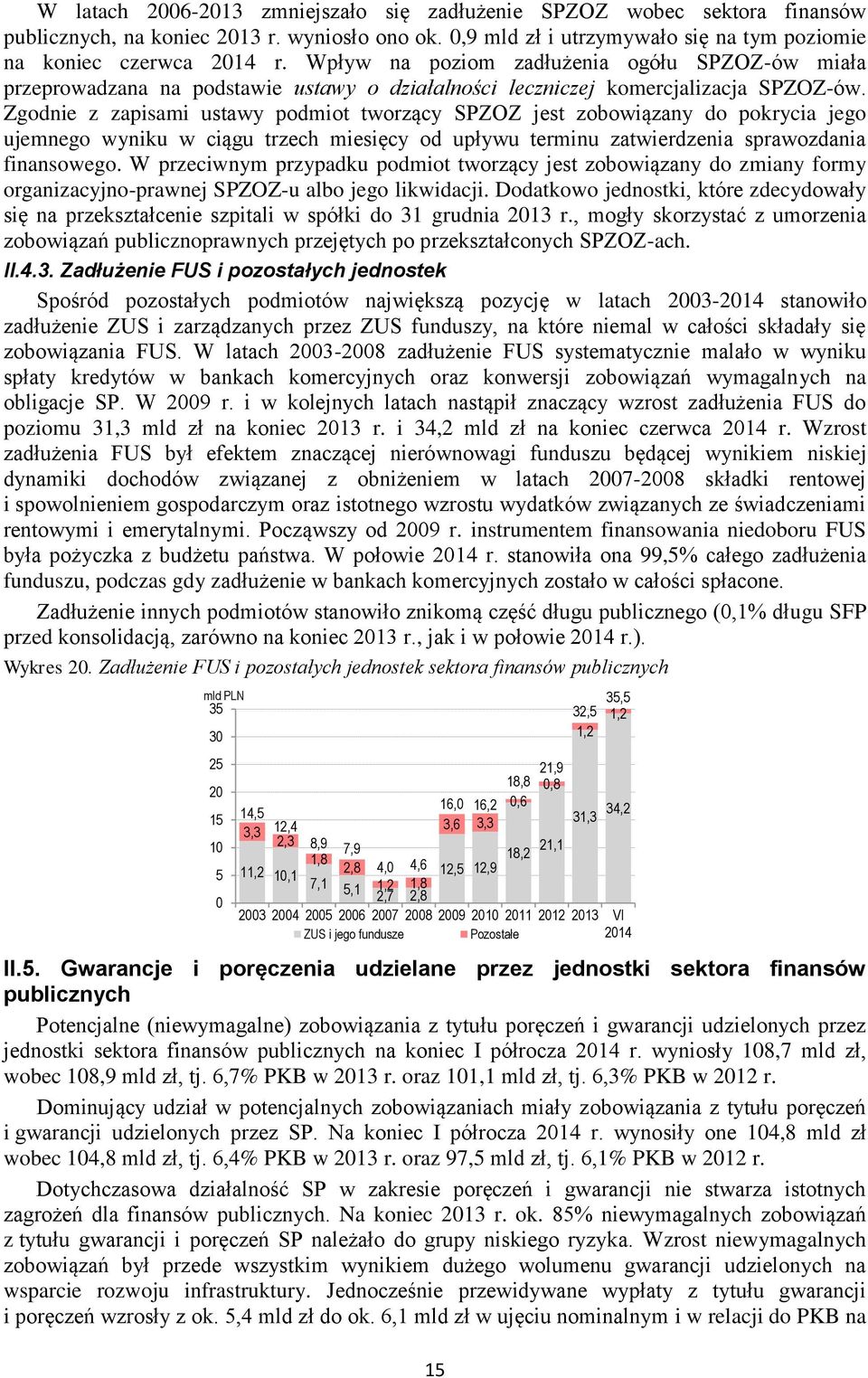 Zgodnie z zapisami ustawy podmiot tworzący SPZOZ jest zobowiązany do pokrycia jego ujemnego wyniku w ciągu trzech miesięcy od upływu terminu zatwierdzenia sprawozdania finansowego.