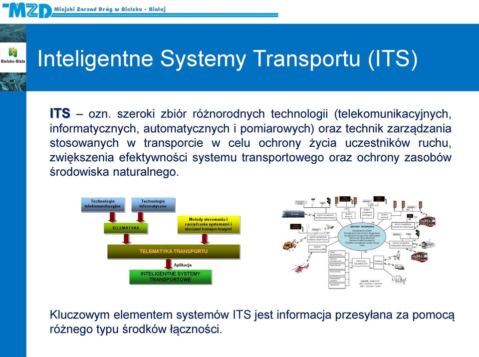 oraz technik zarządzania stosowanych w transporcie w celu ochrony życia uczestników ruchu, zwiększenia