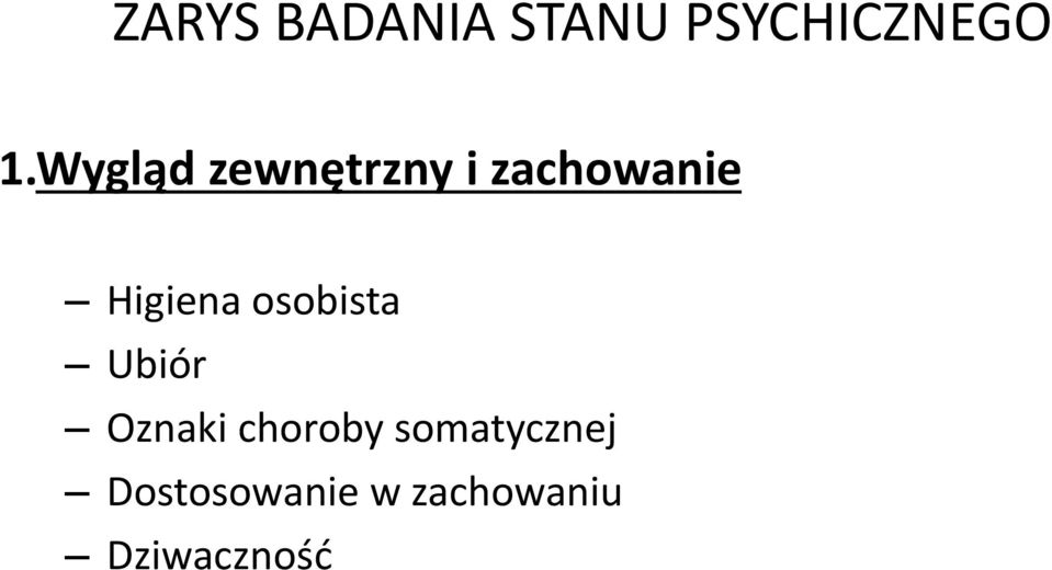 osobista Ubiór Oznaki choroby