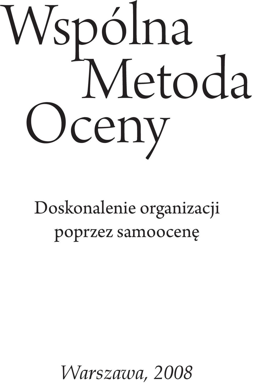 organizacji poprzez