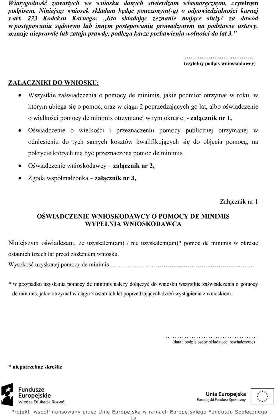 pozbawienia wolności do lat 3.
