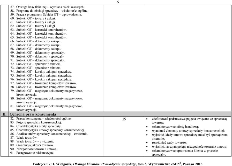 Subiekt GT dokumenty zakupu. 67. Subiekt GT dokumenty zakupu. 68. Subiekt GT dokumenty zakupu. 69. Subiekt GT dokumenty sprzedaży. 70. Subiekt GT dokumenty sprzedaży 71.