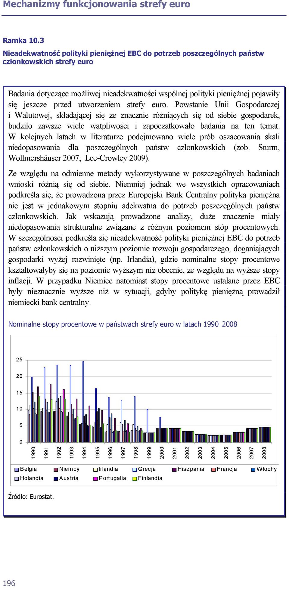 utworzeniem strefy euro.