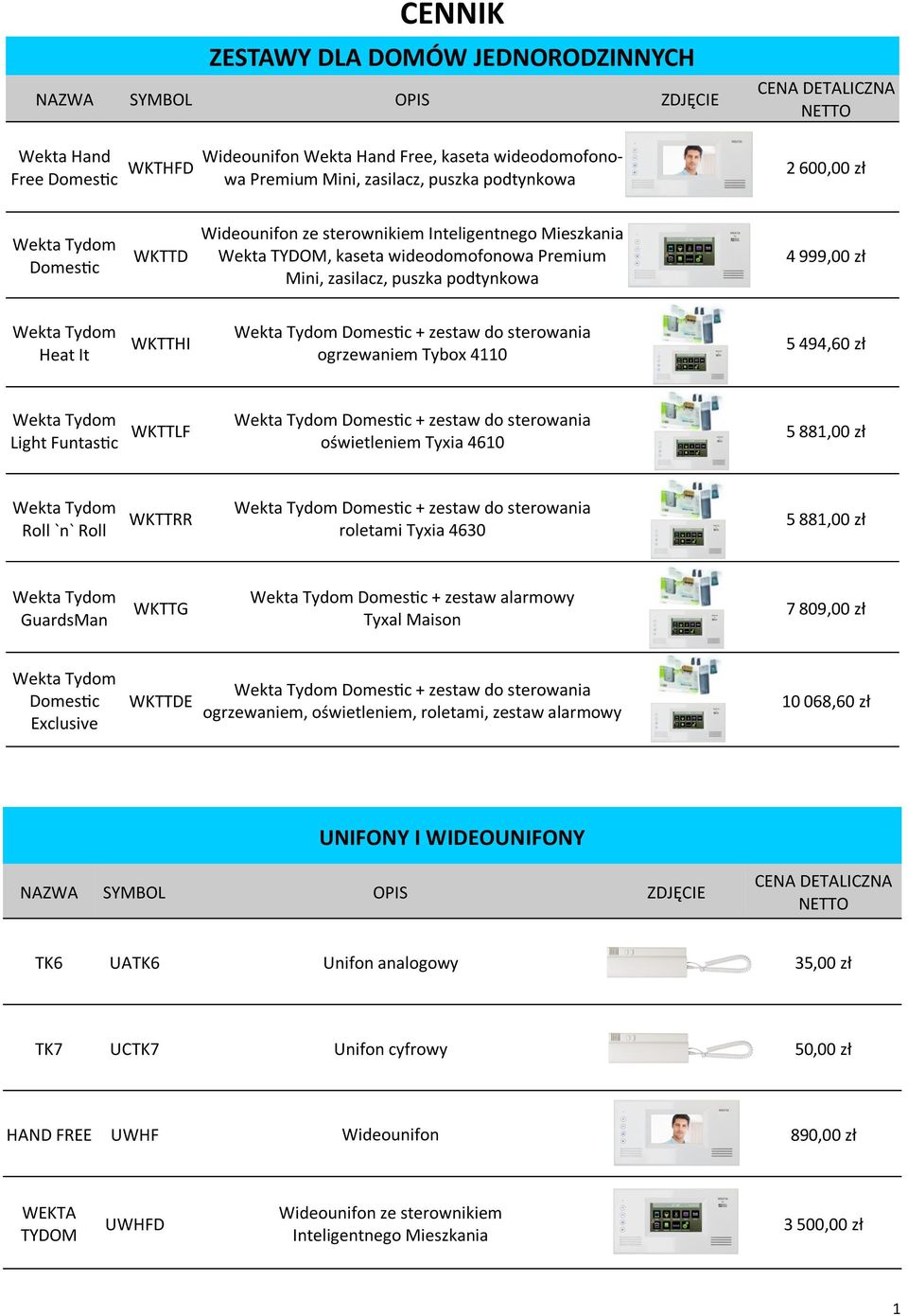 ogrzewaniem Tybox 4110 5 494,60 zł Light Funtastic WKTTLF Domestic + zestaw do sterowania oświetleniem Tyxia 4610 5 881,00 zł Roll `n` Roll WKTTRR Domestic + zestaw do sterowania roletami Tyxia 4630