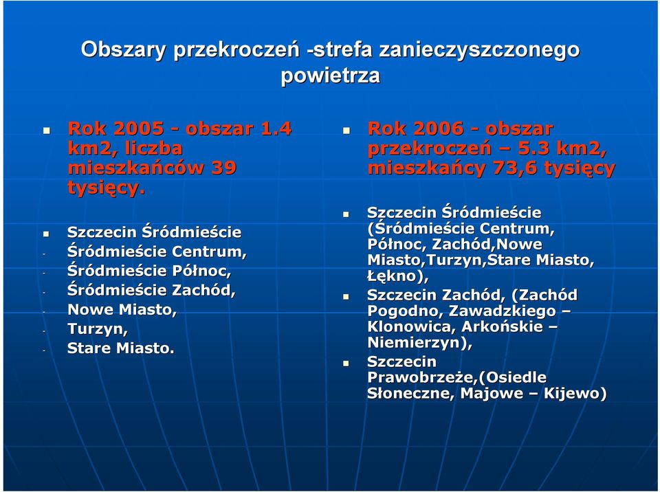 Rok 2006 - obszar przekroczeń 5.