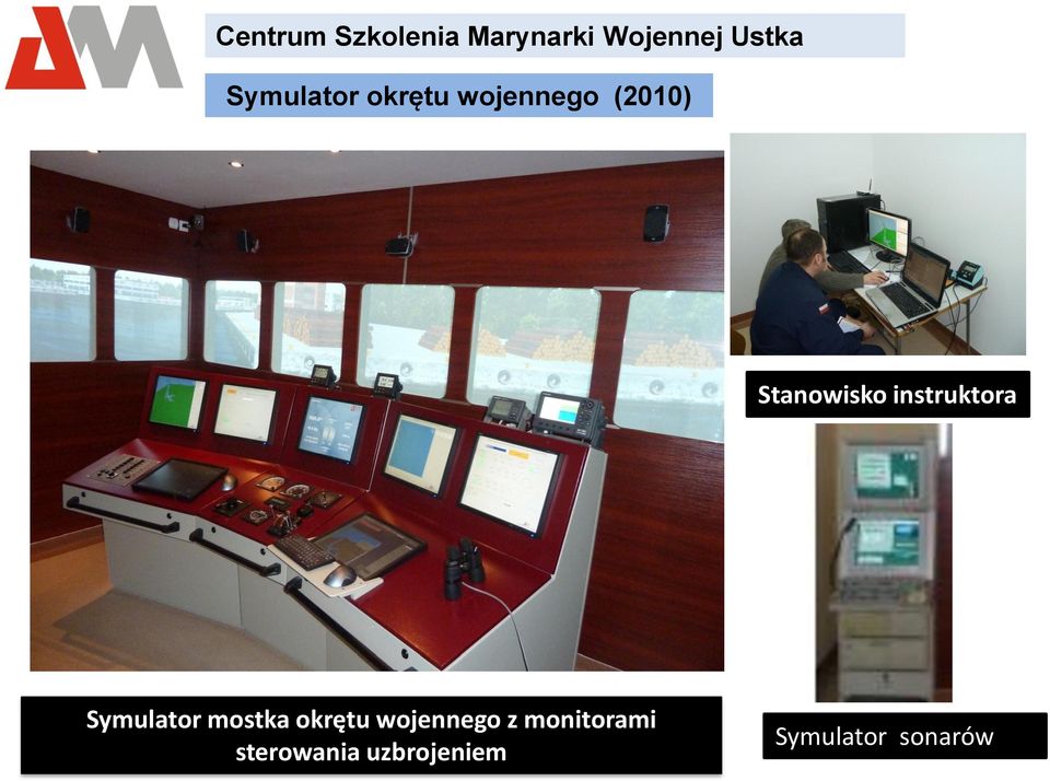 instruktora Symulator mostka okrętu wojennego