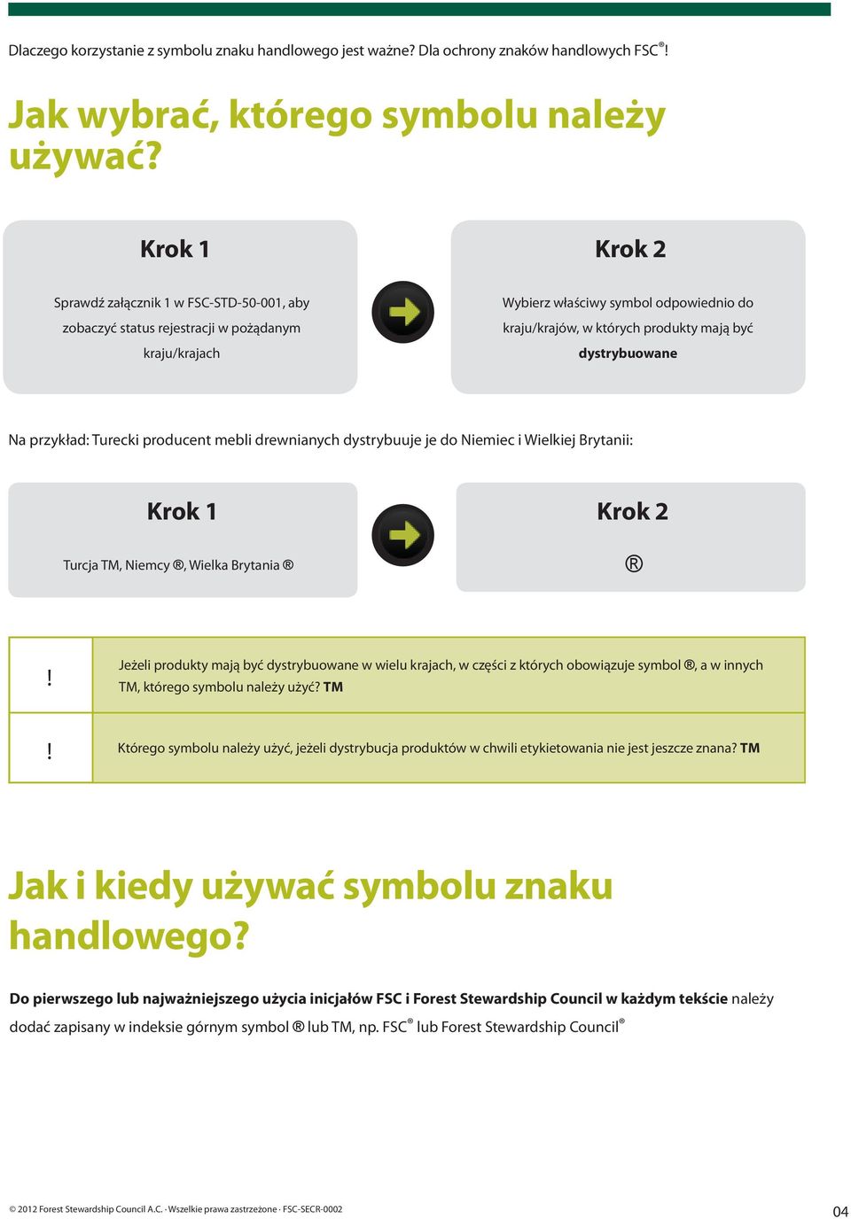 dystrybuowane Na przykład: Turecki producent mebli drewnianych dystrybuuje je do Niemiec i Wielkiej Brytanii: Krok 1 Krok 2 Turcja TM, Niemcy, Wielka Brytania!