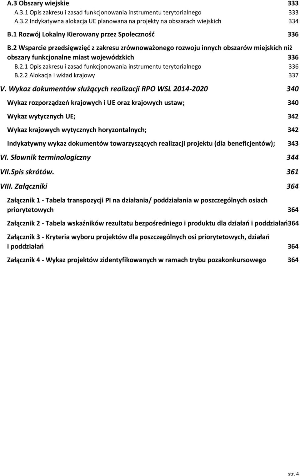 2.2 Alokacja i wkład krajowy 337 V.