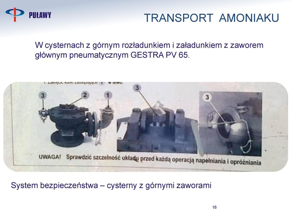 głównym pneumatycznym GESTRA PV 65.