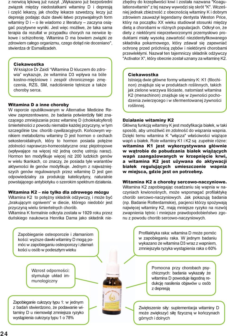 Zdrowotne Trio Synergiczne Działanie Witamin D3 K2 Oraz