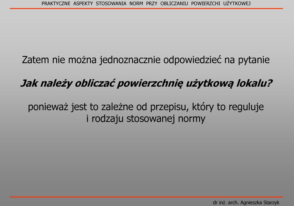 użytkową lokalu?