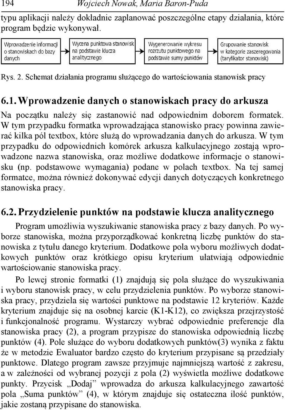 W tym przypadku formatka wprowadzająca stanowisko pracy powinna zawierać kilka pól textbox, które służą do wprowadzania danych do arkusza.