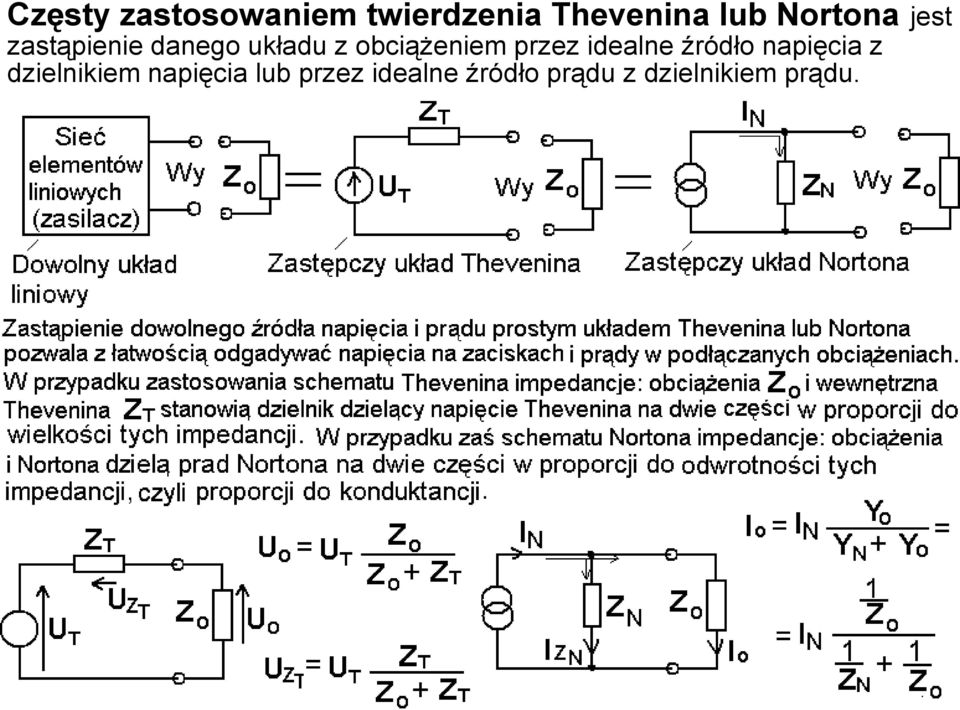 obciążeniem przez idealne źródło napięcia z