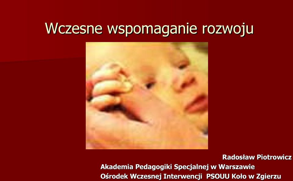 Pedagogiki Specjalnej w Warszawie