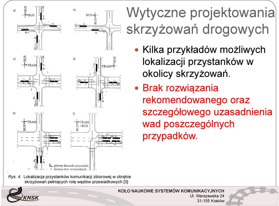 Brak rozwiązania rekomendowanego oraz szczegółowego uzasadnienia wad