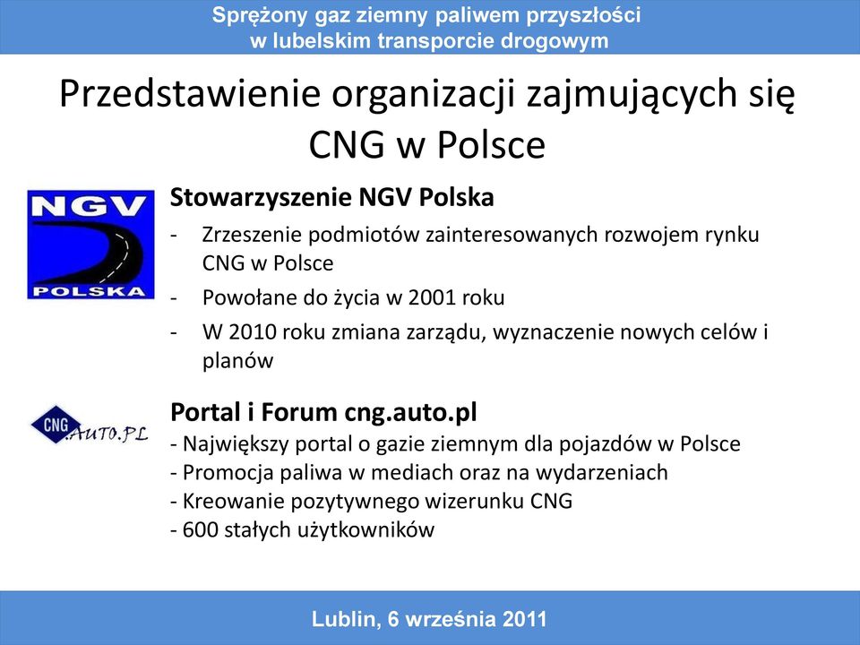 wyznaczenie nowych celów i planów Portal i Forum cng.auto.