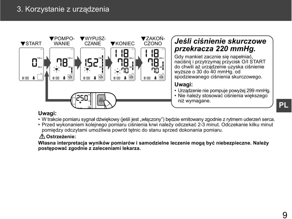 Automatyczny ciśnieniomierz cyfrowy Model M3 Instrukcja obsługi - PDF  Darmowe pobieranie