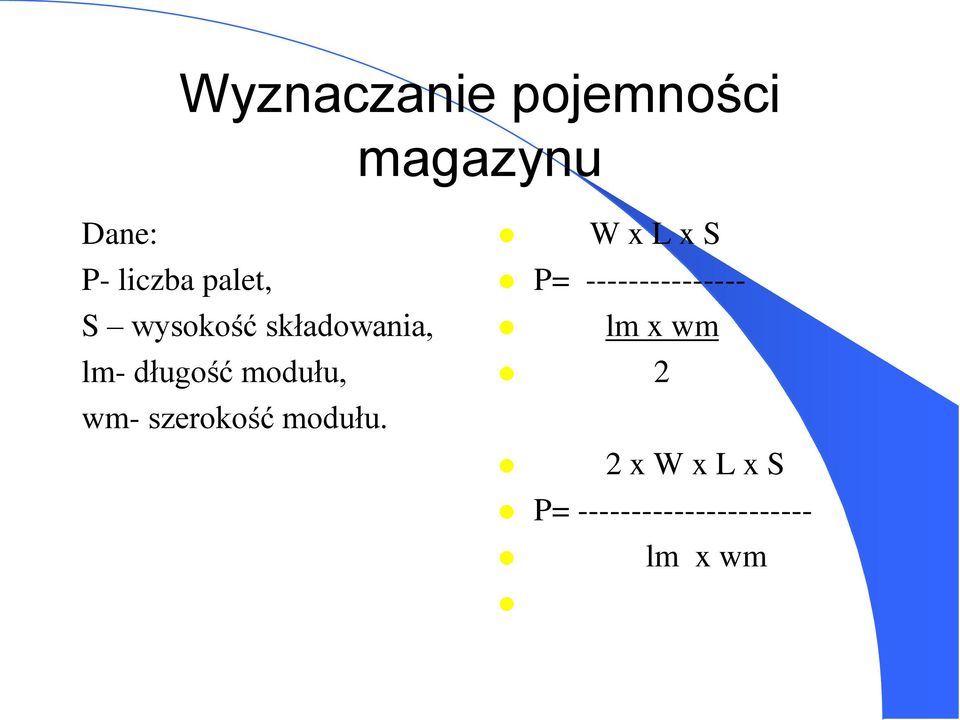 wm- szerokość modułu.