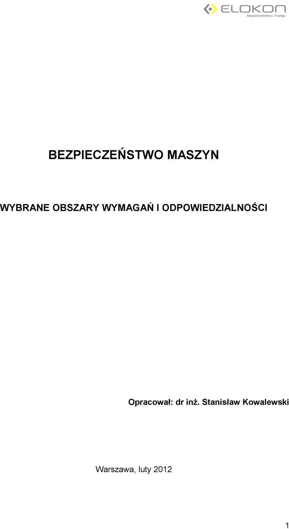 ODPOWIEDZIALNOŚCI Opracował: dr