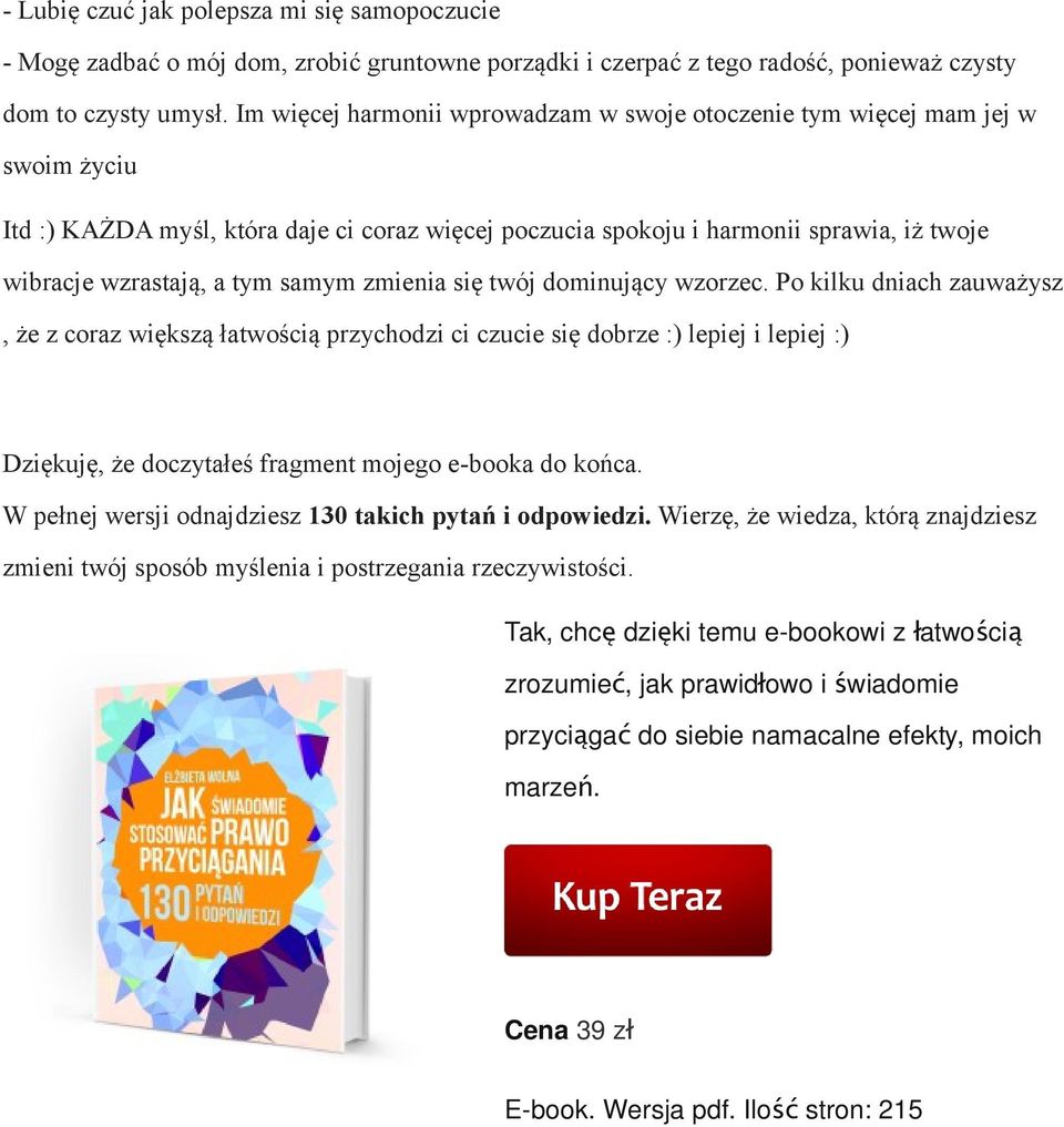 samym zmienia się twój dominujący wzorzec.