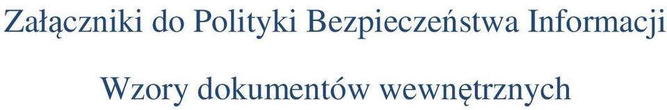 Bezpieczeństwa