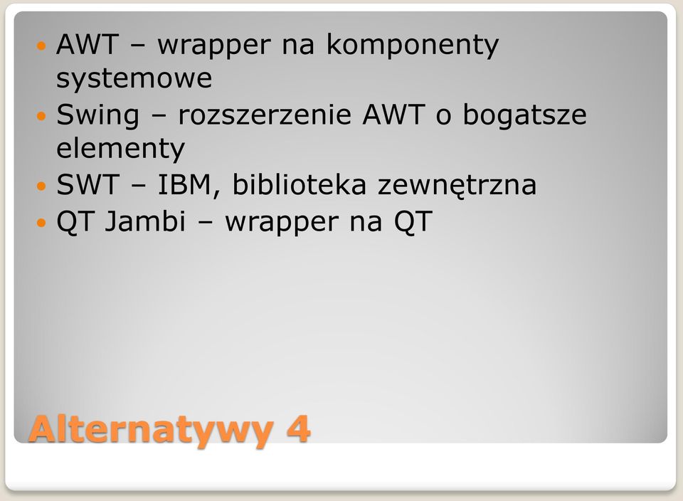 elementy SWT IBM, biblioteka