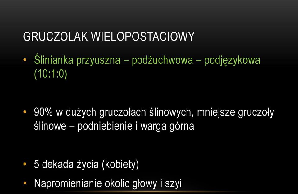 ślinowych, mniejsze gruczoły ślinowe podniebienie i