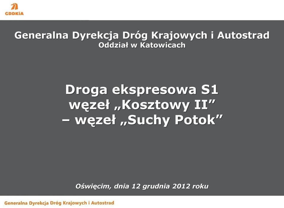 ekspresowa S1 węzeł Kosztowy II węzeł