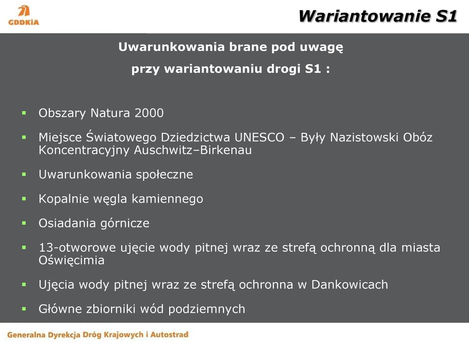 społeczne Kopalnie węgla kamiennego Osiadania górnicze 13otworowe ujęcie wody pitnej wraz ze strefą
