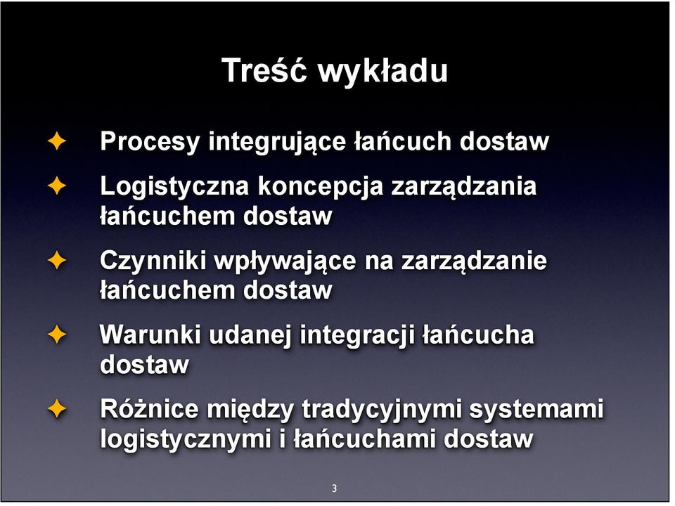 zarządzanie łańcuchem dostaw Warunki udanej integracji łańcucha