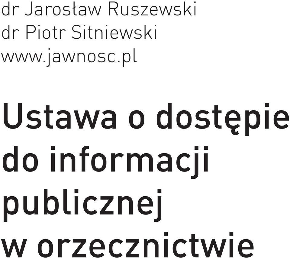 pl Ustawa o dostępie do