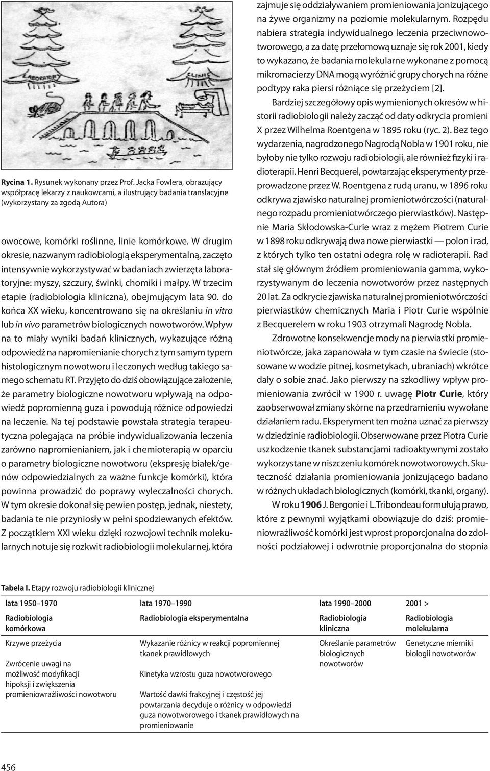 W drugim okresie, nazwanym radiobiologią eksperymentalną, zaczęto intensywnie wykorzystywać w badaniach zwierzęta laboratoryjne: myszy, szczury, świnki, chomiki i małpy.