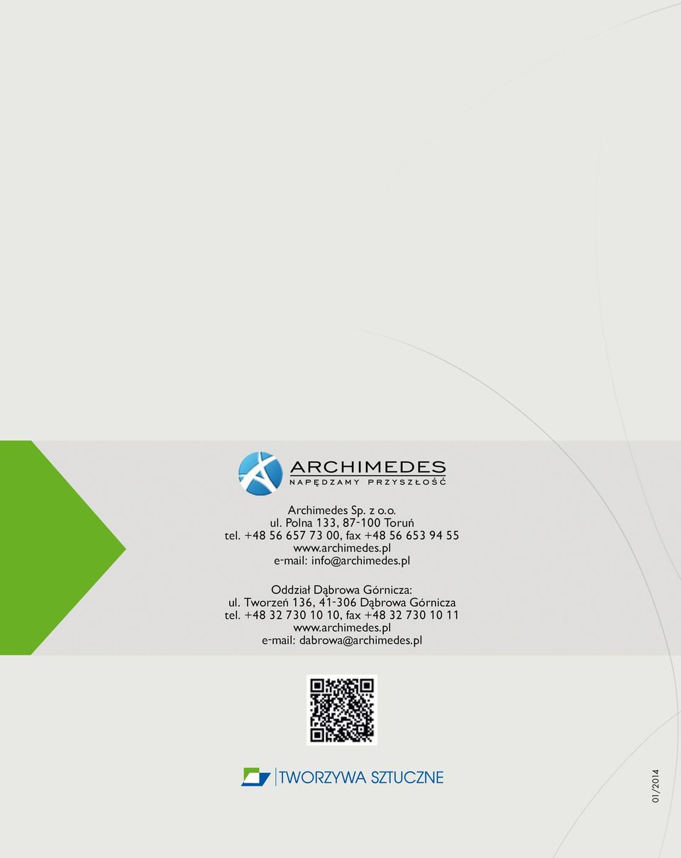 pl e-mail: info@archimedes.pl Oddział Dąbrowa Górnicza: ul.