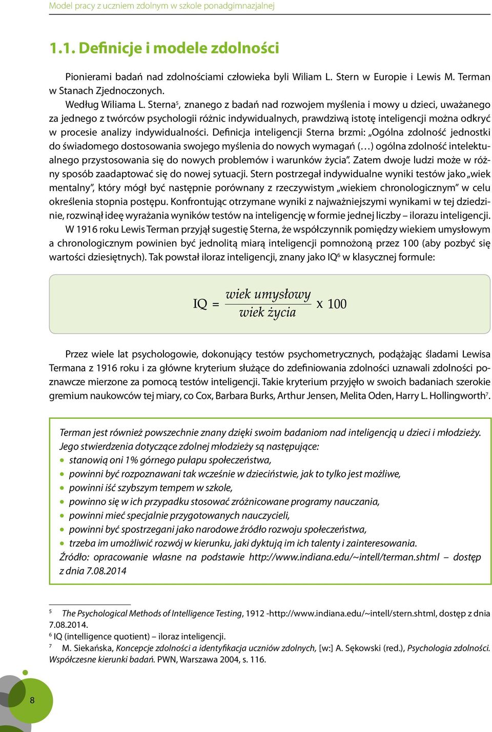 Datowanie testu inteligencji