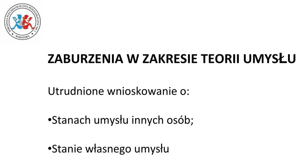 wnioskowanie o: Stanach