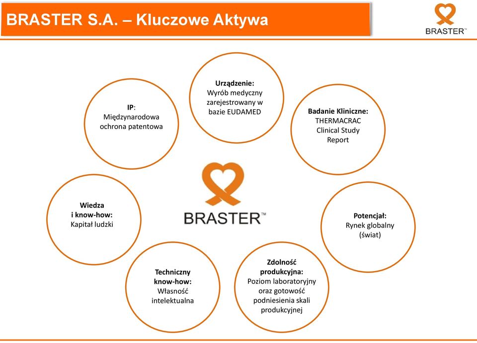 know-how: Kapitał ludzki Potencjał: Rynek globalny (świat) Techniczny know-how: Własność