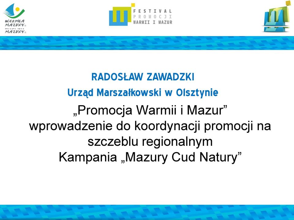 wprowadzenie do koordynacji promocji na