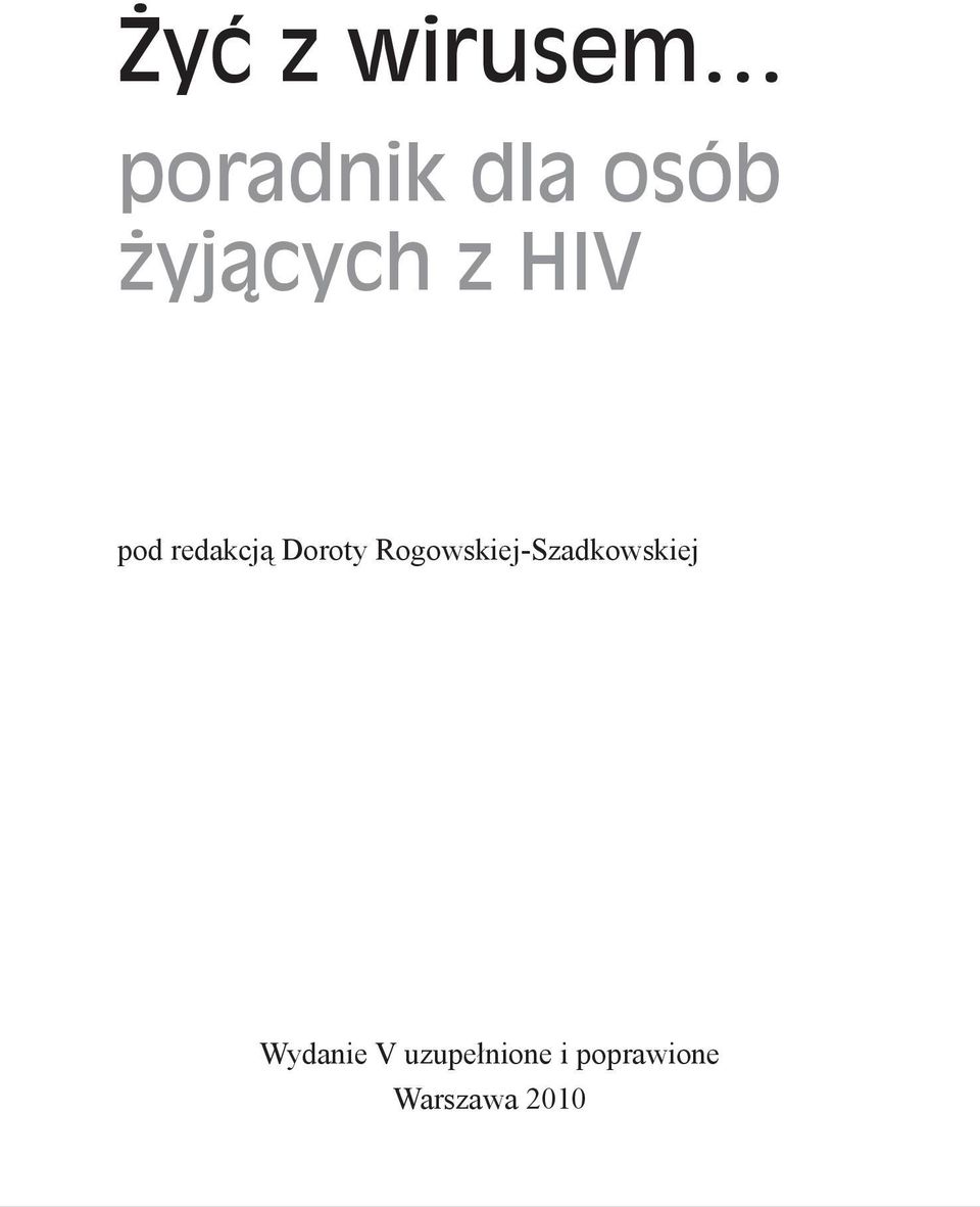Rogowskiej-Szadkowskiej Wydanie V