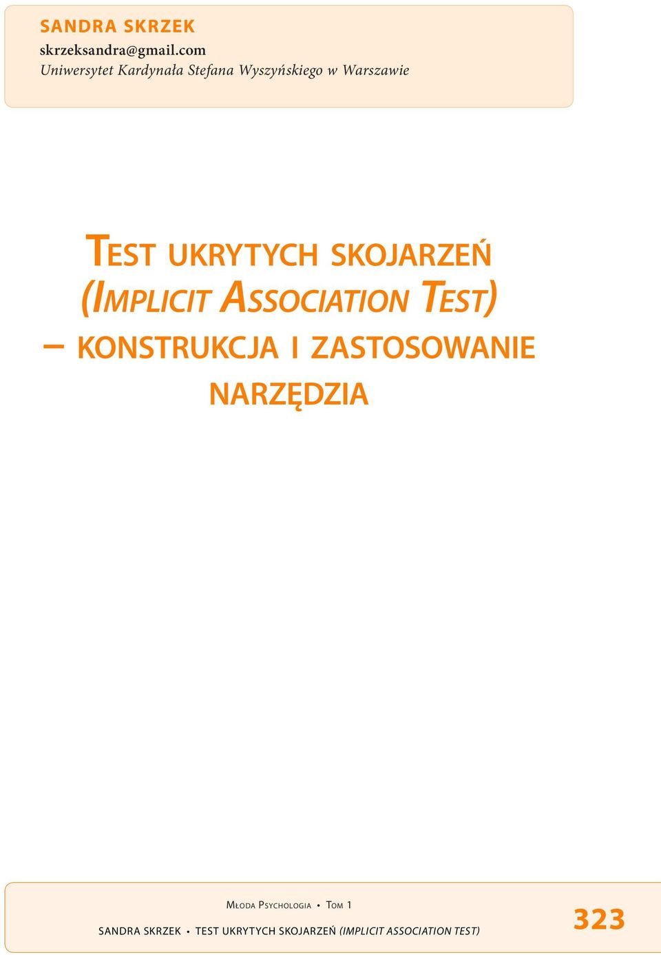 Wyszyńskiego w Warszawie Test ukrytych