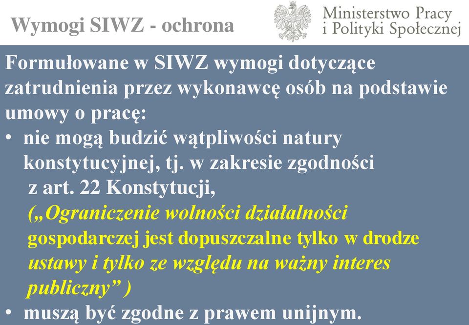 w zakresie zgodności z art.