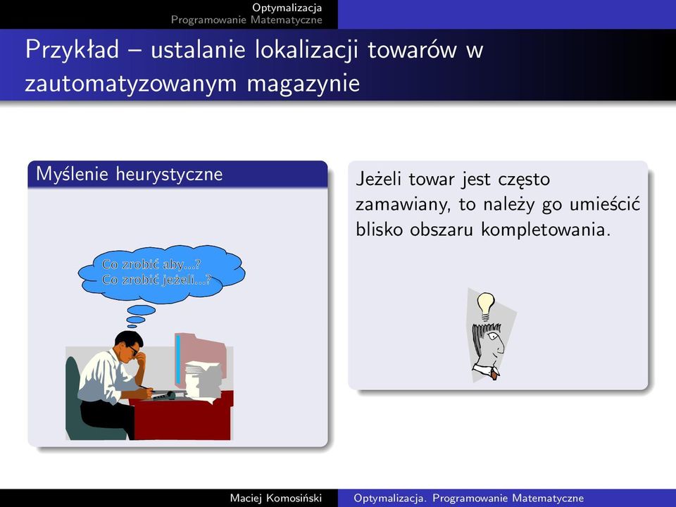 heurystyczne Jeżeli towar jest często