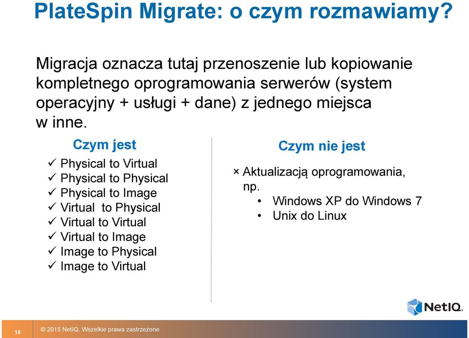 usługi + dane) z jednego miejsca w inne.