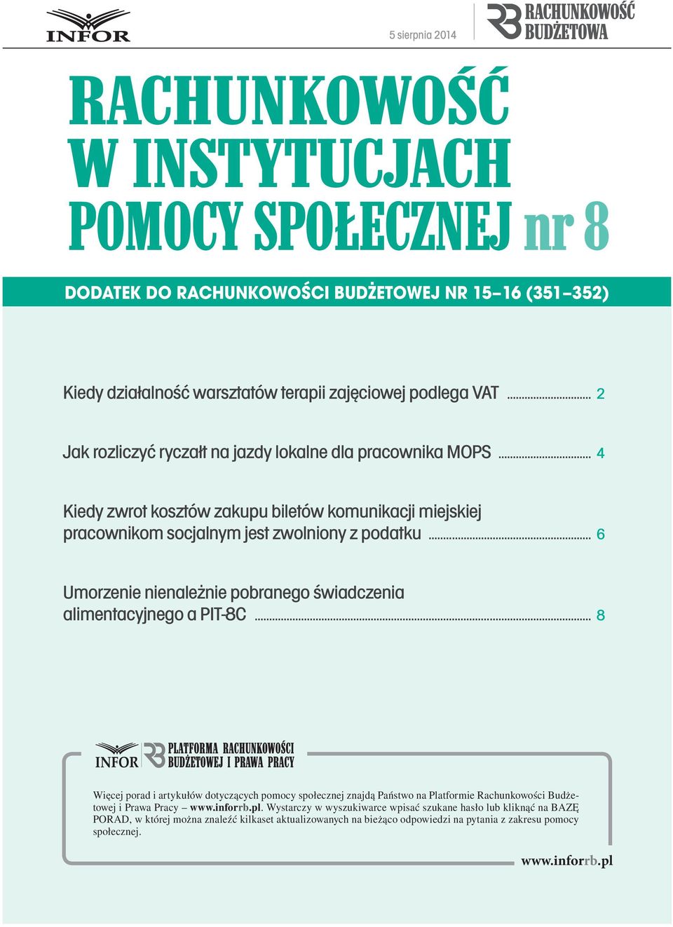.. 6 Umorzenie nienależnie pobranego świadczenia alimentacyjnego a PIT-8C.