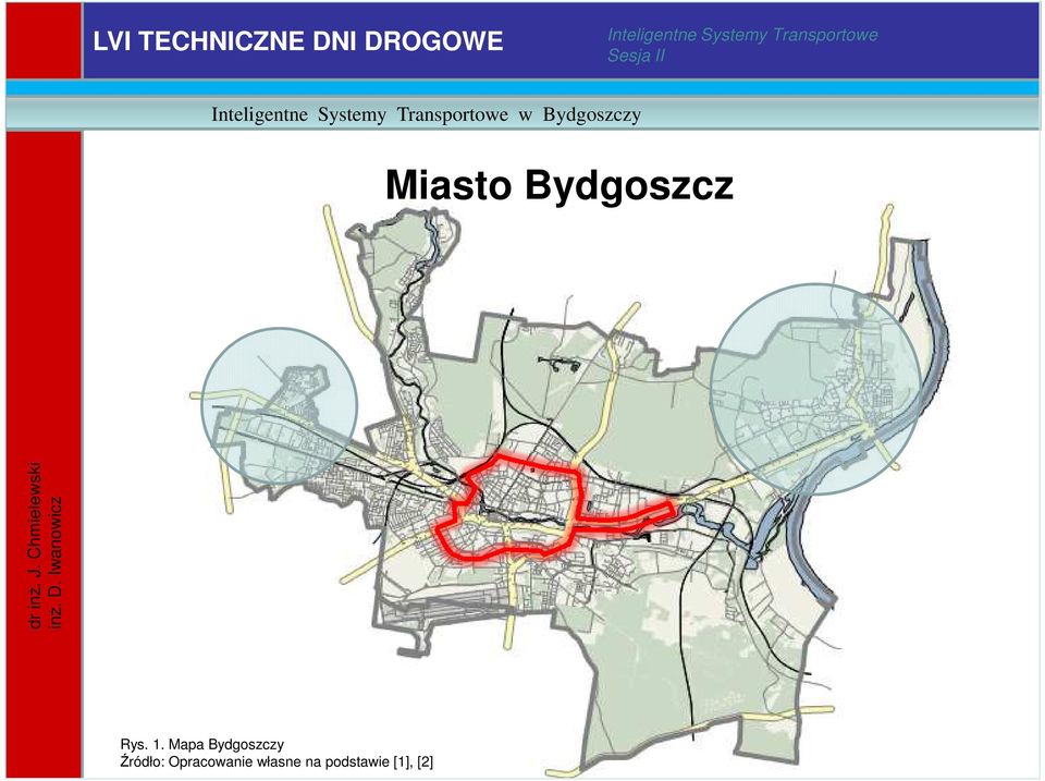 Mapa Bydgoszczy Źródło: