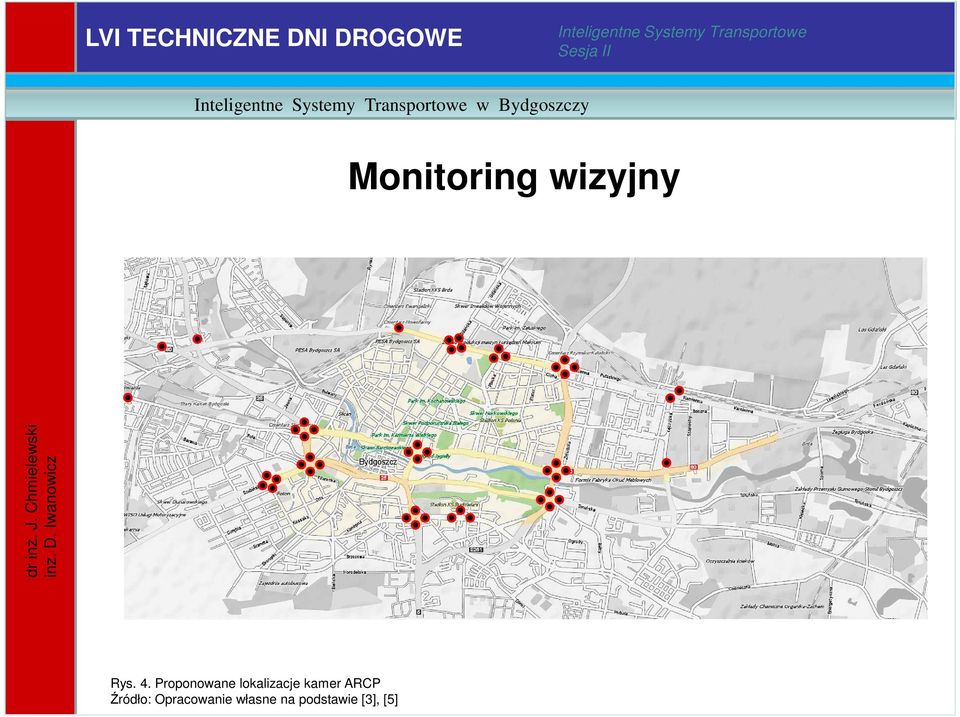 Proponowane lokalizacje kamer