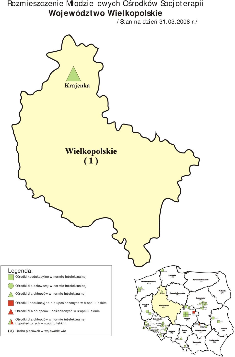 stopniu lekkim Ośrodki dla chłopców upośledzonych w stopniu lekkim Przytok Zabór Nowa Wieś Kiernozia Łódź Warszawa Piaseczno Rawa Mazowiecka ( 10 ) Józefów Wilga i upośledzonych w stopniu lekkim