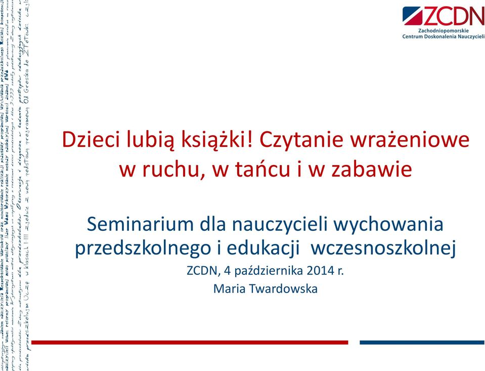 Seminarium dla nauczycieli wychowania