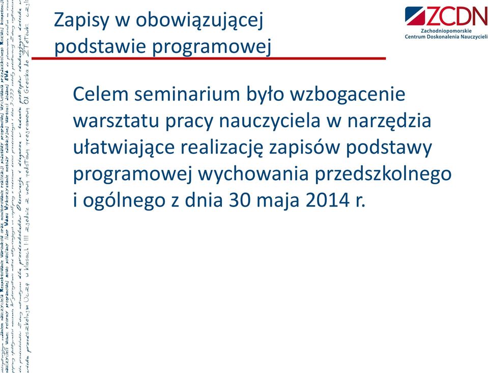 narzędzia ułatwiające realizację zapisów podstawy