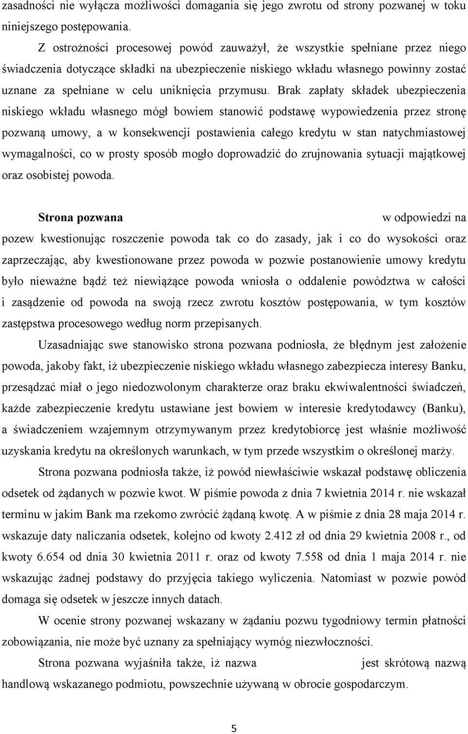 uniknięcia przymusu.