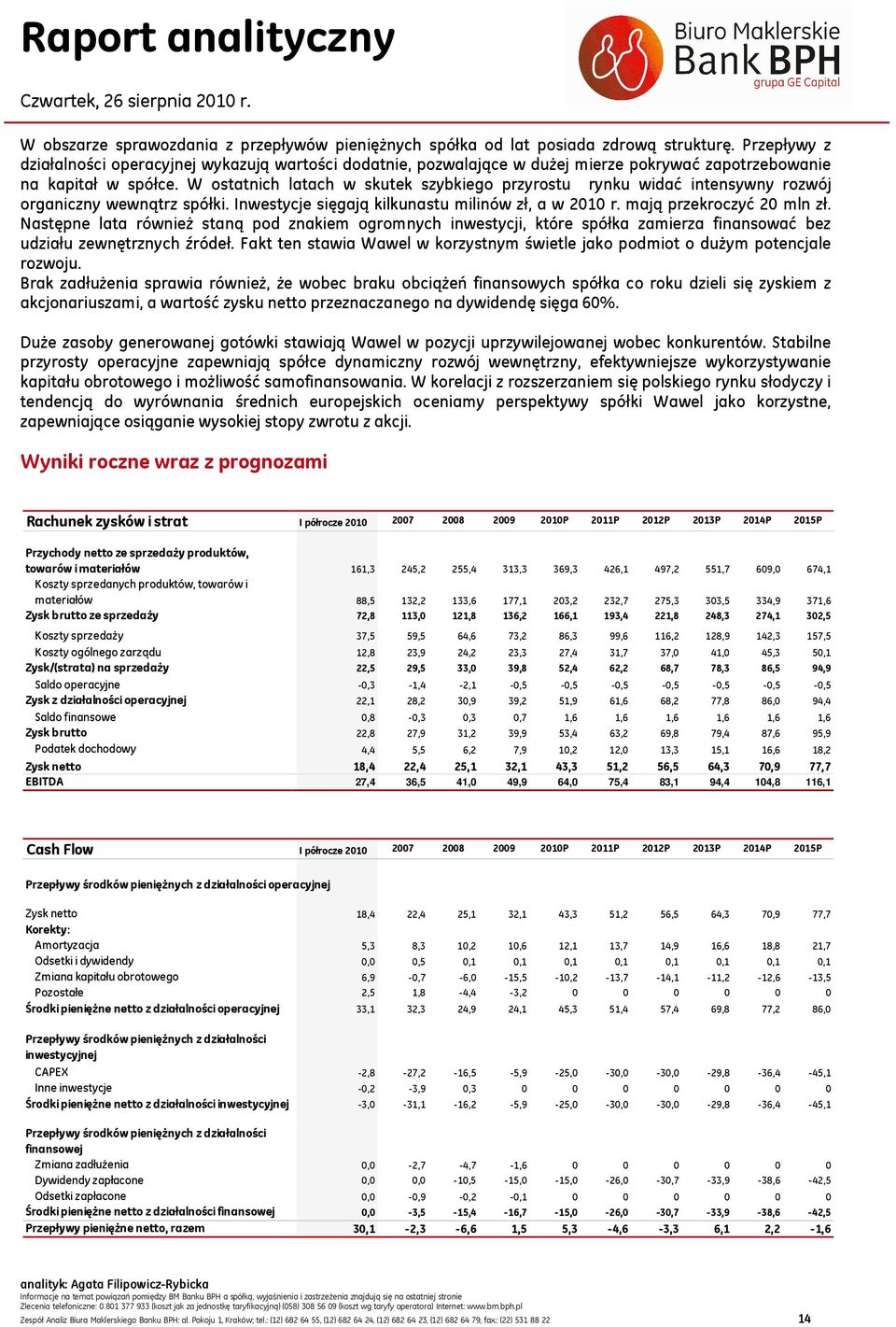 W ostatnich latach w skutek szybkiego przyrostu rynku widać intensywny rozwój organiczny wewnątrz spółki. Inwestycje sięgają kilkunastu milinów zł, a w 2010 r. mają przekroczyć 20 mln zł.